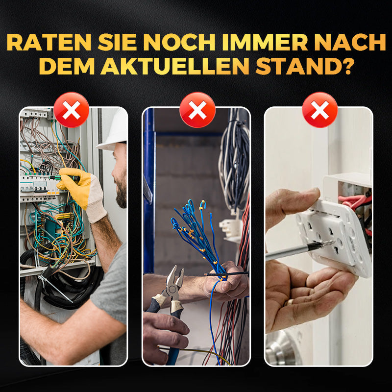 ⏳Begrenzte Zeit 50% Rabatt💥Berührungsloser Spannungsprüfer mit LCD-Anzeige