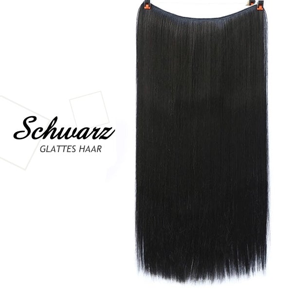💕Haarverlängerung Unsichtbar Haarteil Extensions Haarverdichtung (55.8CM)