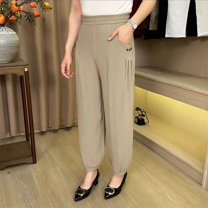 🌸Begrenzte Zeit 50% Rabatt! ⏳Kühle, atmungsaktive, lockere Freizeithose für Damen