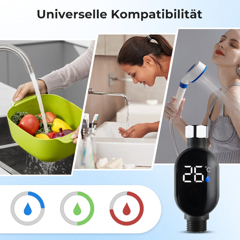 💧Duschen-Thermometer🌡️Keine Raten mehr – Sofortige Temperatur!🚿