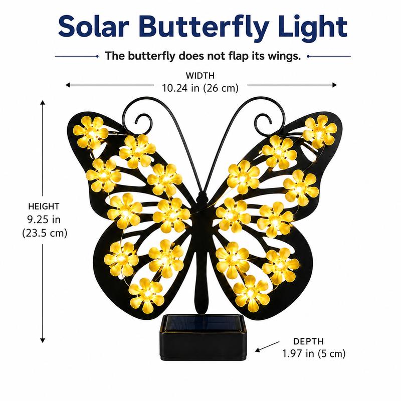 Solar Butterfly Light