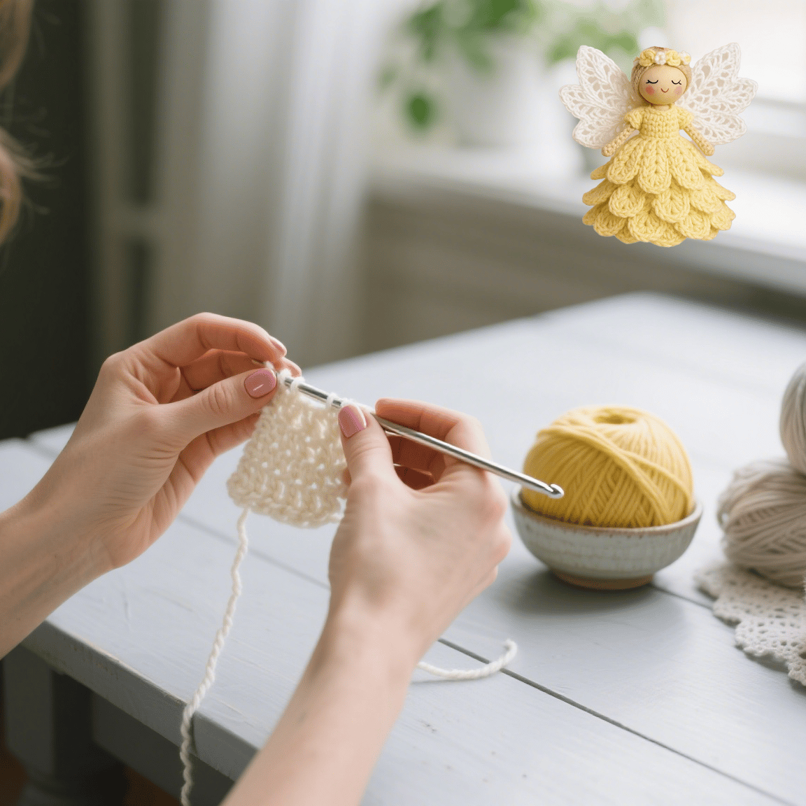 đ§Letzter Tag Ausverkauf 49% Rabattâ¨Häkeln Sie Ihren eigenen Engel â Komplettes Bastelset