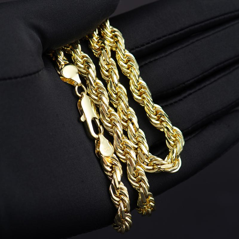 Mehrlagige Gold-Twist-Seil-Halskette