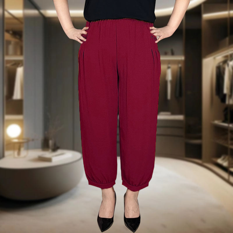 🌸Begrenzte Zeit 50% Rabatt! ⏳Kühle, atmungsaktive, lockere Freizeithose für Damen