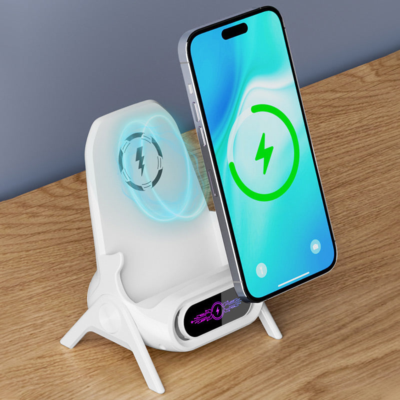 🔥 50 % RABATT 🎁 Multifunktionale kabellose Halterung mit Schnellladegerät für Smartphones