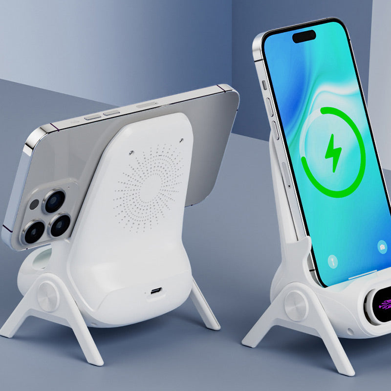 🔥 50 % RABATT 🎁 Multifunktionale kabellose Halterung mit Schnellladegerät für Smartphones