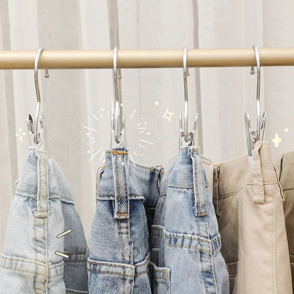 🔥🔥HEIßER SALE 50% RABATT🔥🔥Platzsparender Kleider- und Huthaken🪮👖