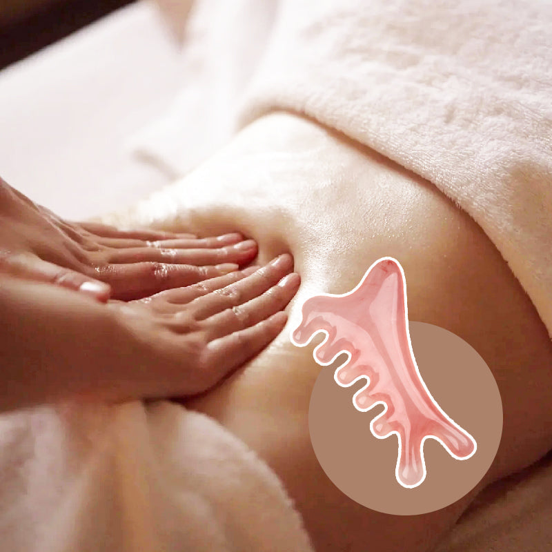 Multifunktionaler Kopfhautmassage-Kamm und Gua Sha Werkzeug