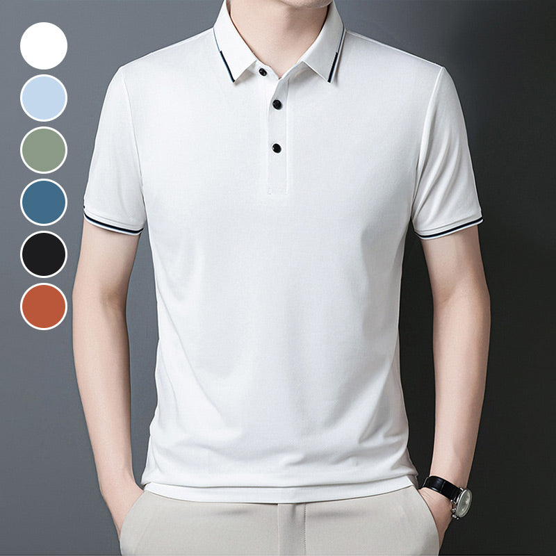 ✈️Free Versand beim Kauf von 2✈️Business Casual Lapel Short Sleeve T-Shirt