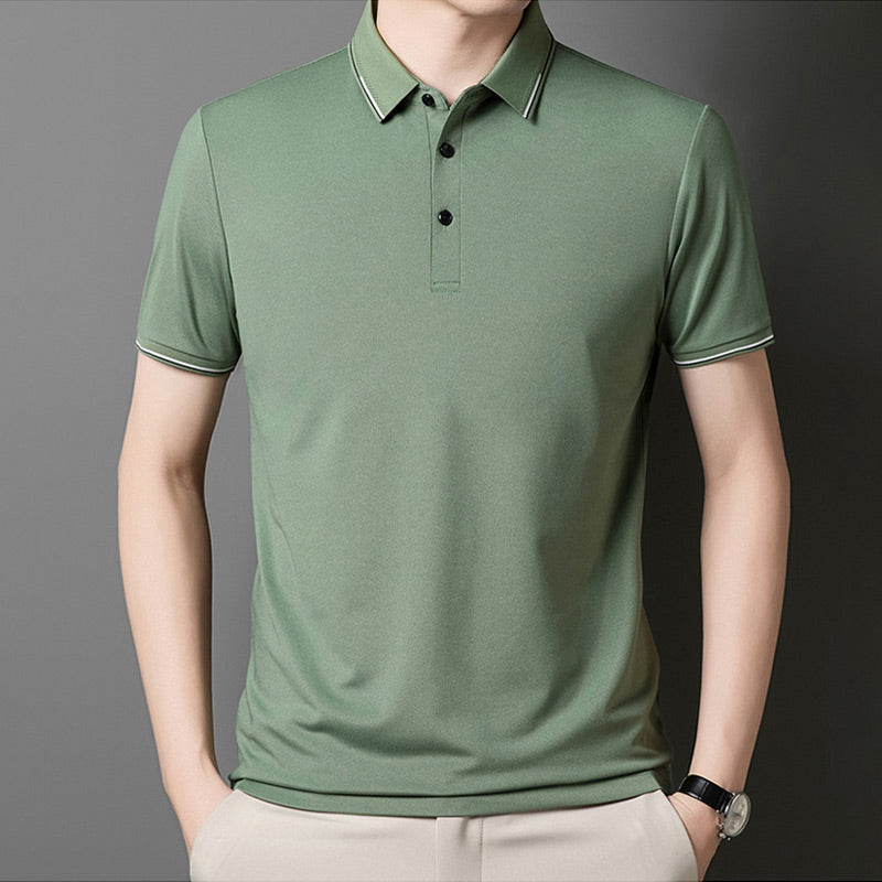 ✈️Free Versand beim Kauf von 2✈️Business Casual Lapel Short Sleeve T-Shirt