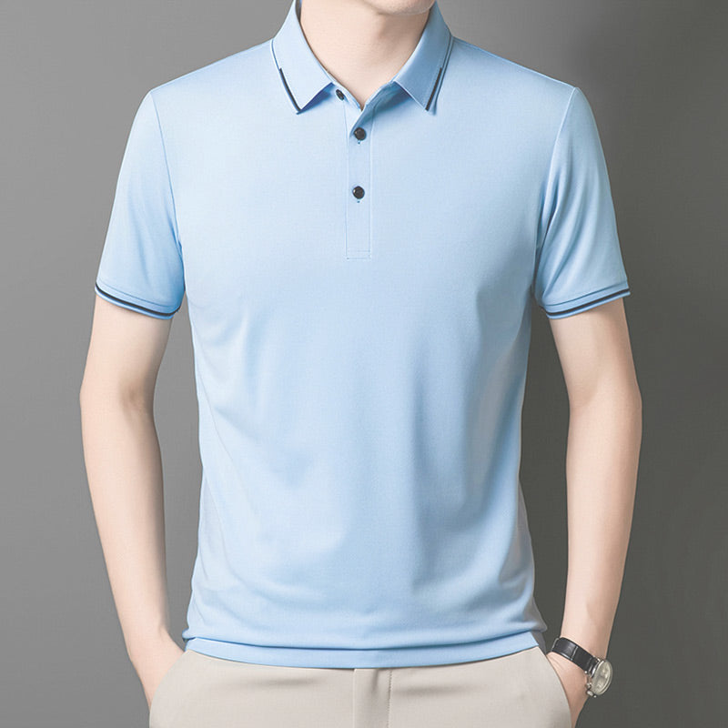 ✈️Free Versand beim Kauf von 2✈️Business Casual Lapel Short Sleeve T-Shirt