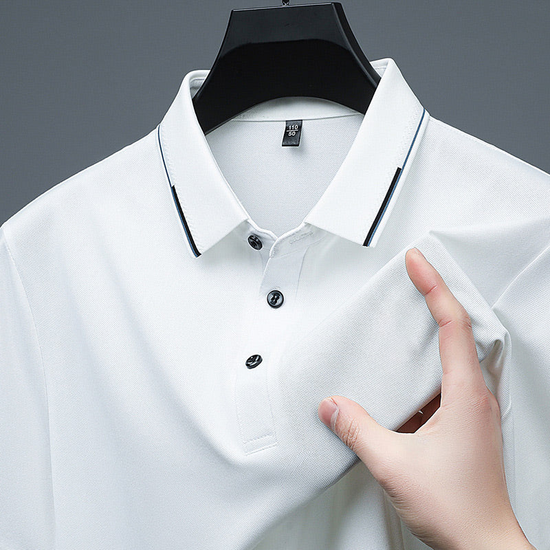 ✈️Free Versand beim Kauf von 2✈️Business Casual Lapel Short Sleeve T-Shirt