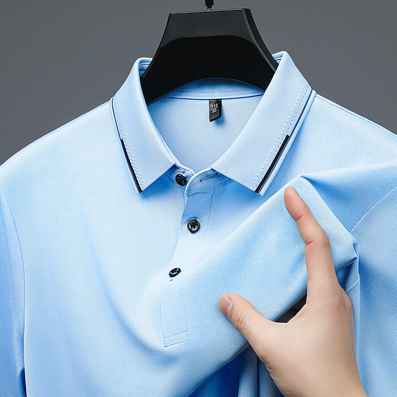 ✈️Free Versand beim Kauf von 2✈️Business Casual Lapel Short Sleeve T-Shirt