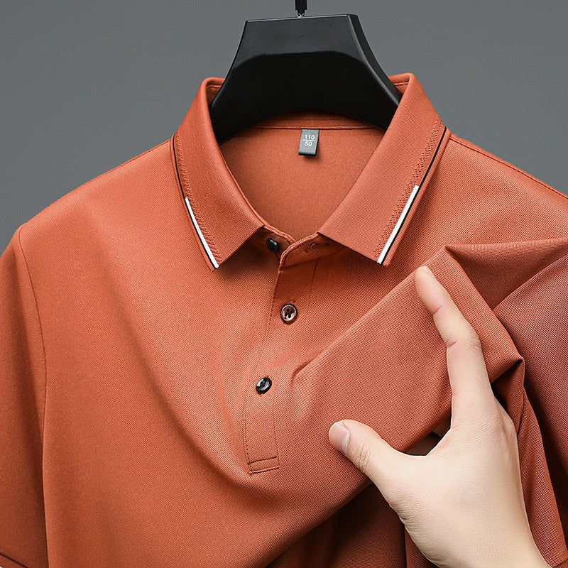 ✈️Free Versand beim Kauf von 2✈️Business Casual Lapel Short Sleeve T-Shirt