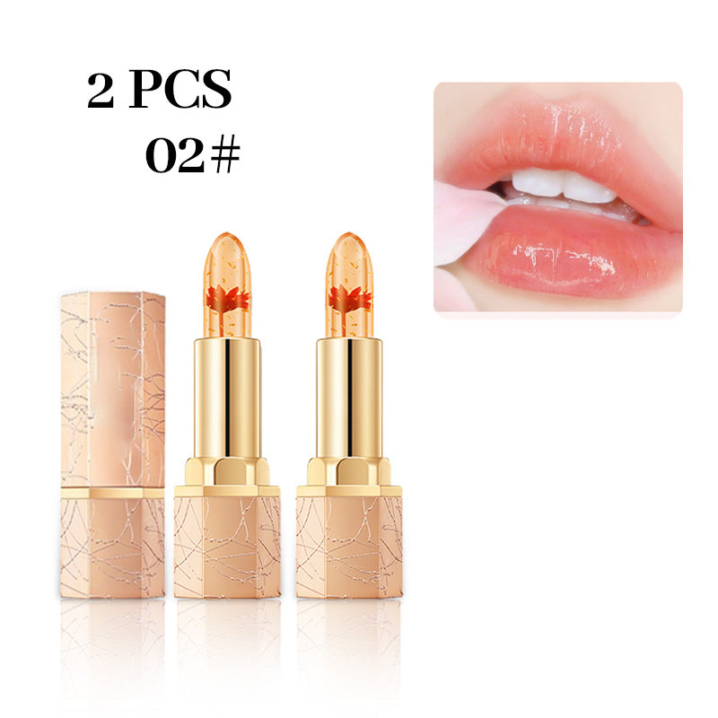 🔥Kaufen Sie 1 und erhalten Sie 1 gratis🎁Crystal Flower Temperaturwechsel-Gelee-Lippenstift