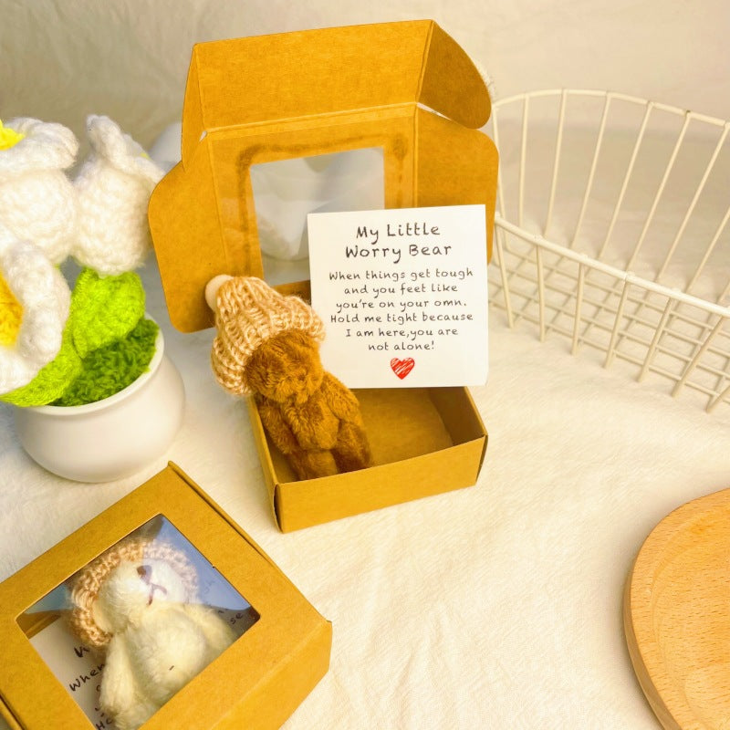 🔥Letzter Tag 50% Rabatt🎁Handgemachter Mini-Plüsch-Teddybär in Box🧸