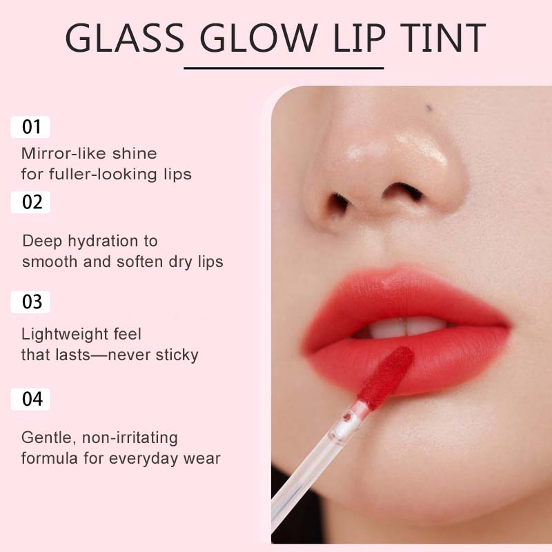 ⏳Begrenzte Zeit 50% Rabatt💥💄Glass Glow pflegende Lippentönung