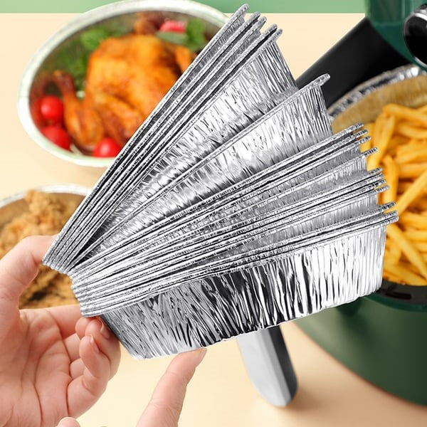(đNeujahrs-Schönheitsverkauf 2025đSPAREN SIE 48 %)50-teiliges Set wiederverwendbarer Airfryer-Einlagen aus Aluminiumfolie â KAUFEN SIE 2 UND ERHALTEN SIE ZUSĂTZLICH 10 % RABATT