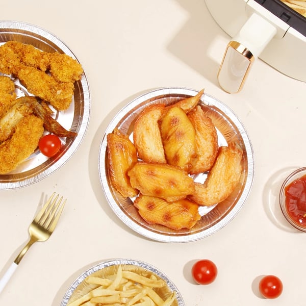 (đNeujahrs-Schönheitsverkauf 2025đSPAREN SIE 48 %)50-teiliges Set wiederverwendbarer Airfryer-Einlagen aus Aluminiumfolie â KAUFEN SIE 2 UND ERHALTEN SIE ZUSĂTZLICH 10 % RABATT