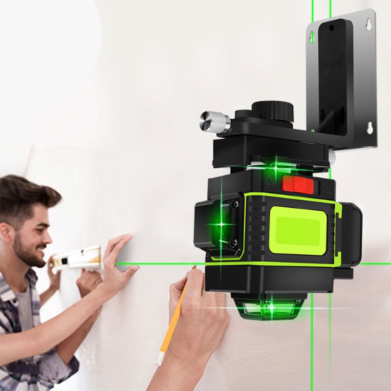 đČđČSelbstnivellierendes 16-Linien-Laser-NivelliergerĂ€t mit grĂŒnem Licht