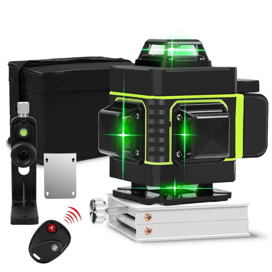 đČđČSelbstnivellierendes 16-Linien-Laser-NivelliergerĂ€t mit grĂŒnem Licht