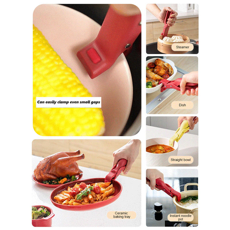 😍HEIßER VERKAUF🧦Mehrzweck-Schüsselhalter-Clip gegen Verbrühungen für die Küche