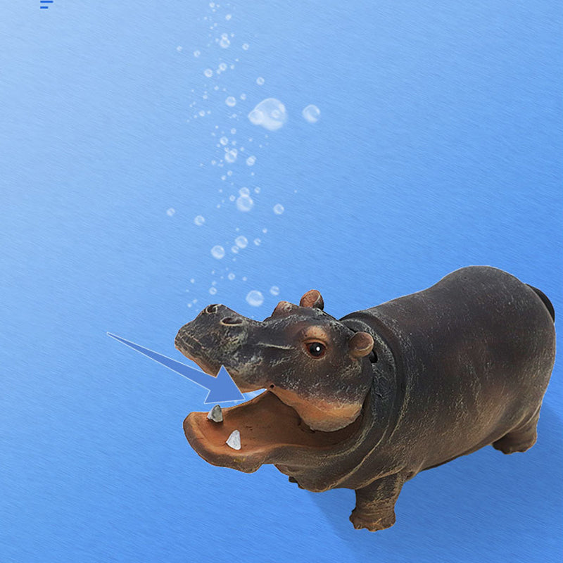 🌿Aquarium-Nilpferd-Blasendekoration💦 Letzter Tag: -50 % Rabatt! 🦛🎉