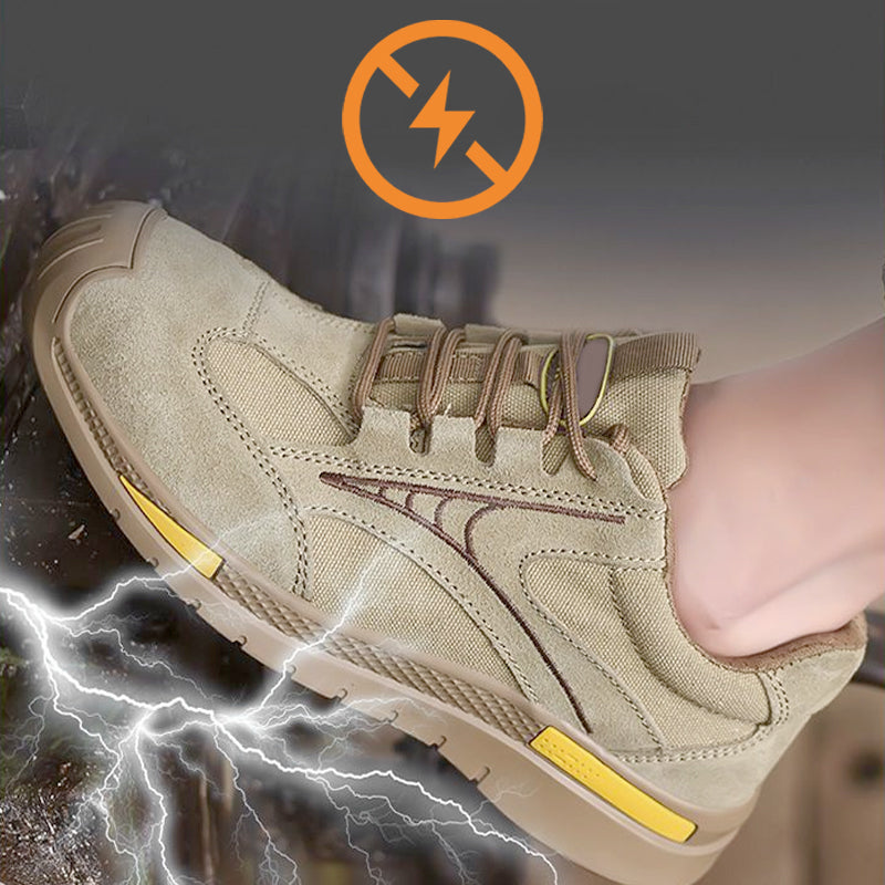 Leichte, atmungsaktive Stahlkappen-Wanderschuhe für Männer