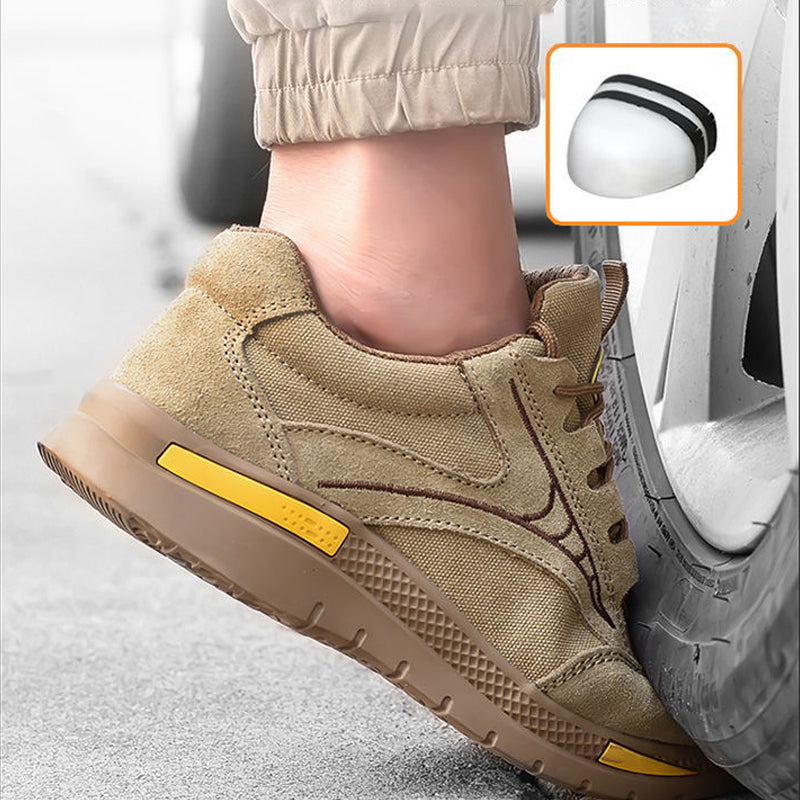 Leichte, atmungsaktive Stahlkappen-Wanderschuhe für Männer