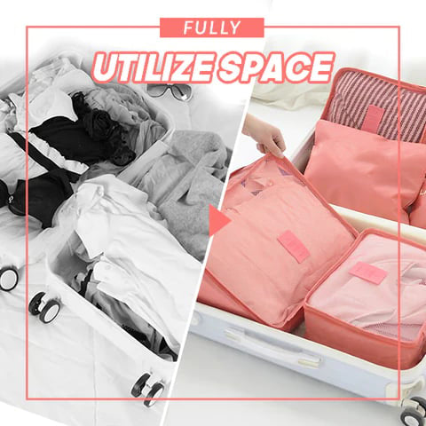 Ordentlicher Reisegepäck-Organizer-Set mit 7 Stück(50%RABATT)