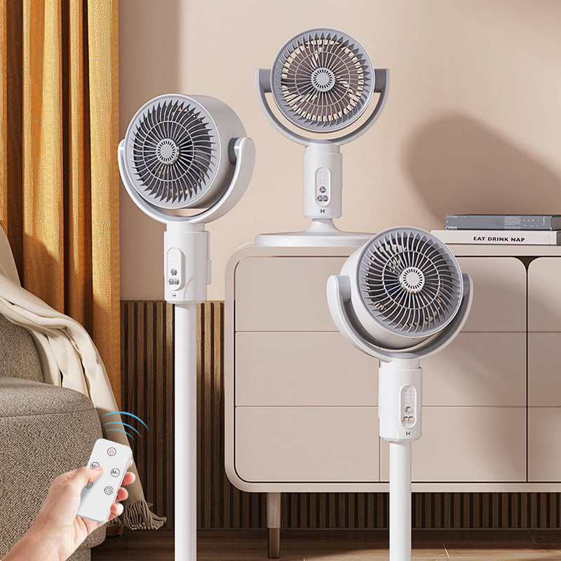 ✨Motor Standventilator, 20dB sehr leiser Ventilator, 30m Wurfweite, 2465m³/h Luftvolumen, Fan mit Fernbedienung & Kühlung✨