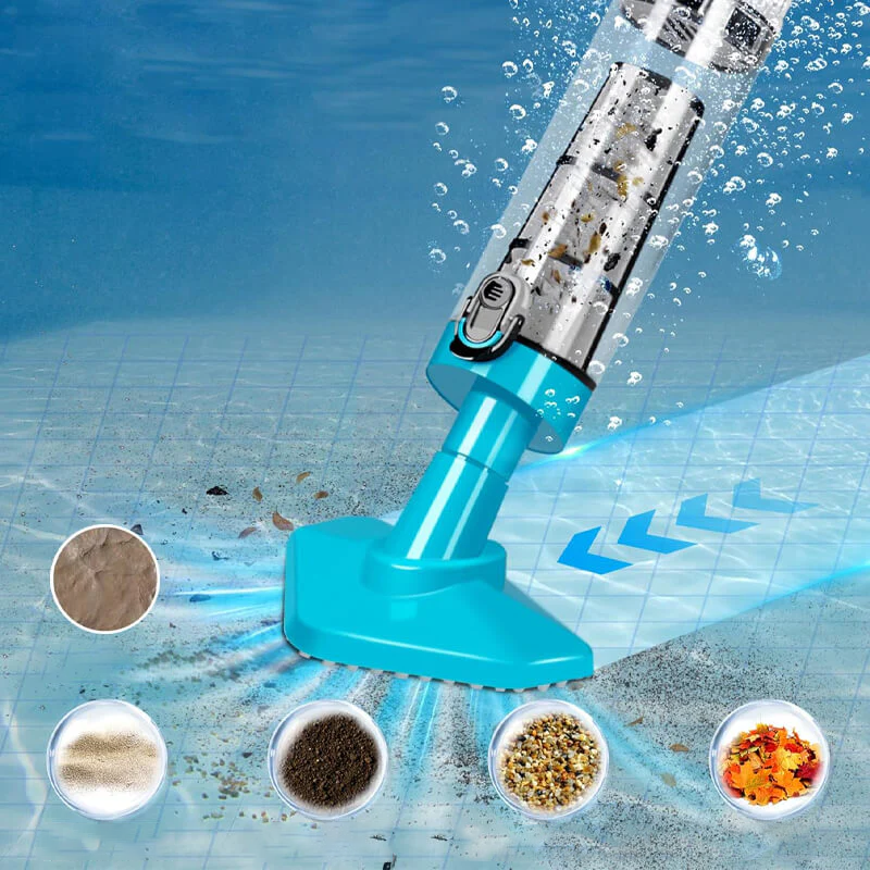 đBIS ZU 50 % RABATTâł 3-in-1 Kabelloser Wieder - aufladbarer Poolsauger mit Hochleistungs - motor