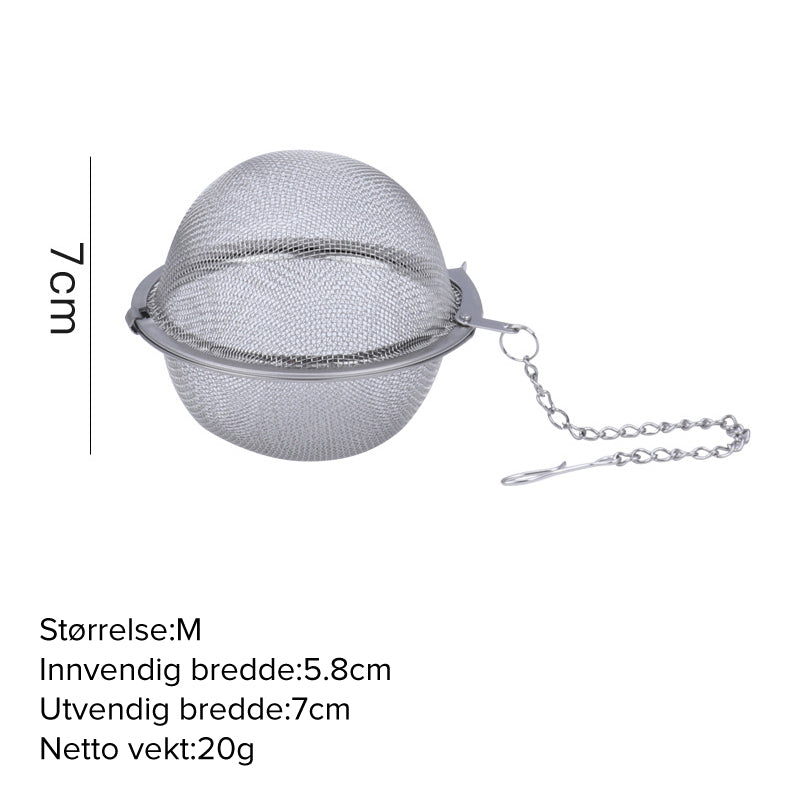 Geschenkauswahl – Gewürz- und Teefilter aus Edelstahl 304