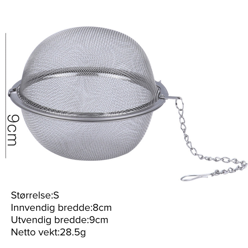 Geschenkauswahl – Gewürz- und Teefilter aus Edelstahl 304