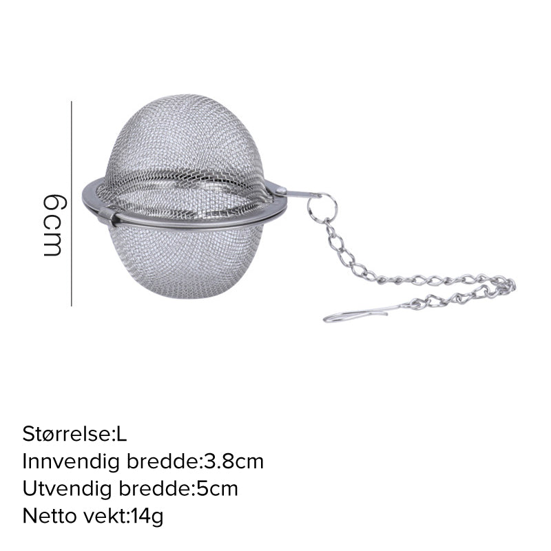 Geschenkauswahl – Gewürz- und Teefilter aus Edelstahl 304