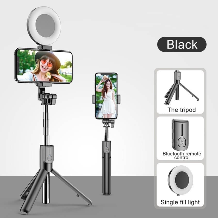 Neu 6-in-1-Bluetooth-Selfie-Stick