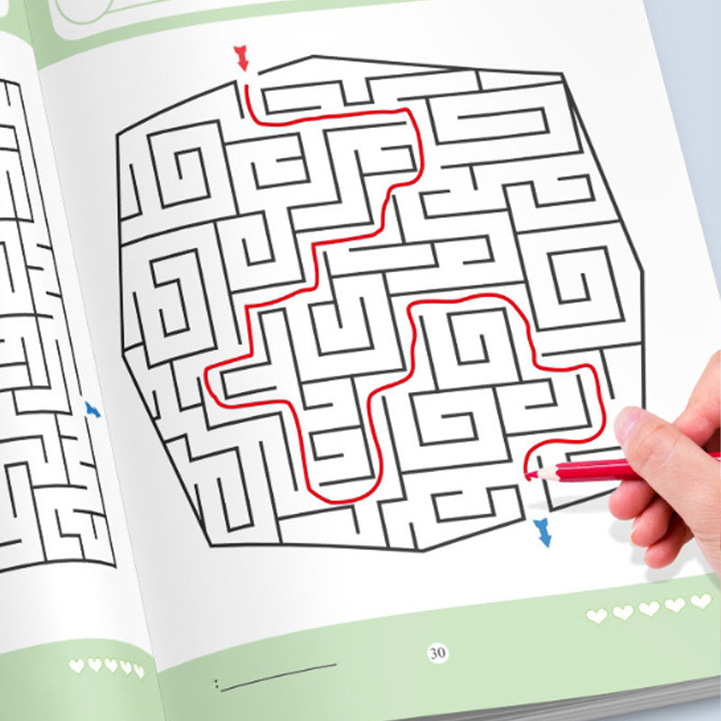 Vierstufiges progressives Labyrinth-Buchset für Kinder
