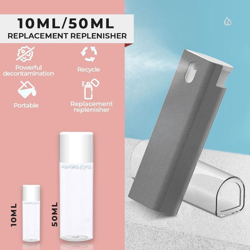 🎁Hot Selling 2025 - Neue 3 in 1 Bildschirm Reinigung Spray Flasche und Wisch