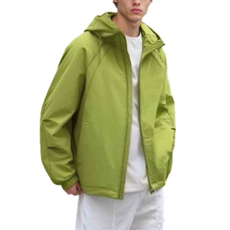 Herren-Arbeitsjacke mit Kapuze und lockerer Passform