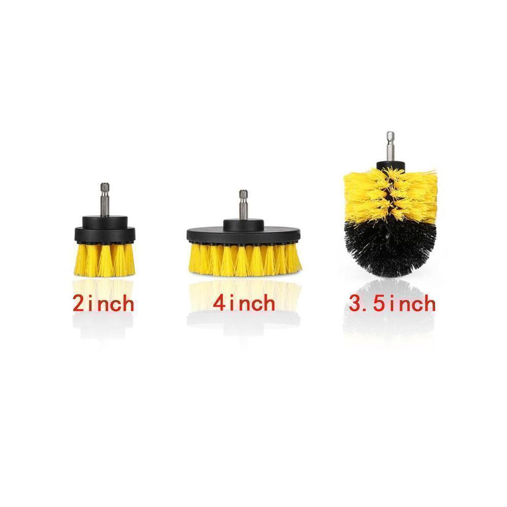 Power Drill Reinigungsbürste, 3 Stück
