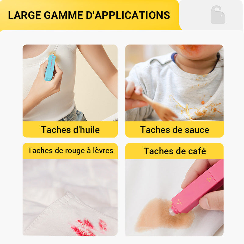 🔥Letzter Tag der Aktion – 1 kaufen, 1 gratis dazu!🔥Tragbarer Fleckenentferner-Stift zum sofortigen Auftragen
