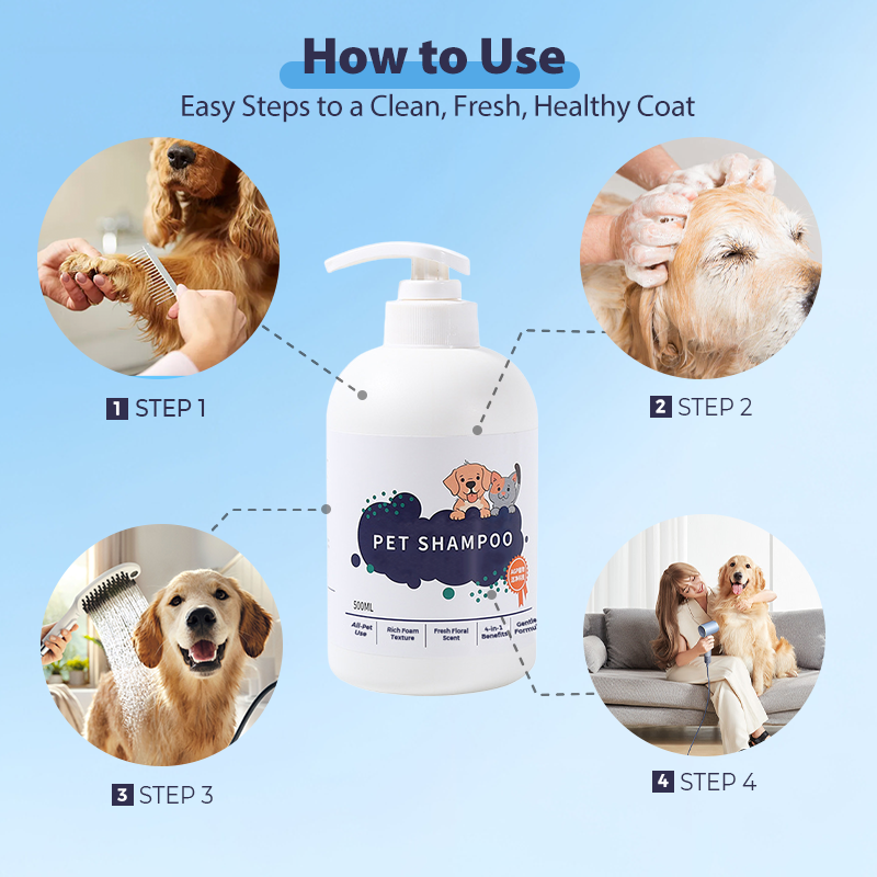Gentle Fresh All-in-One-Shampoo für Haustiere