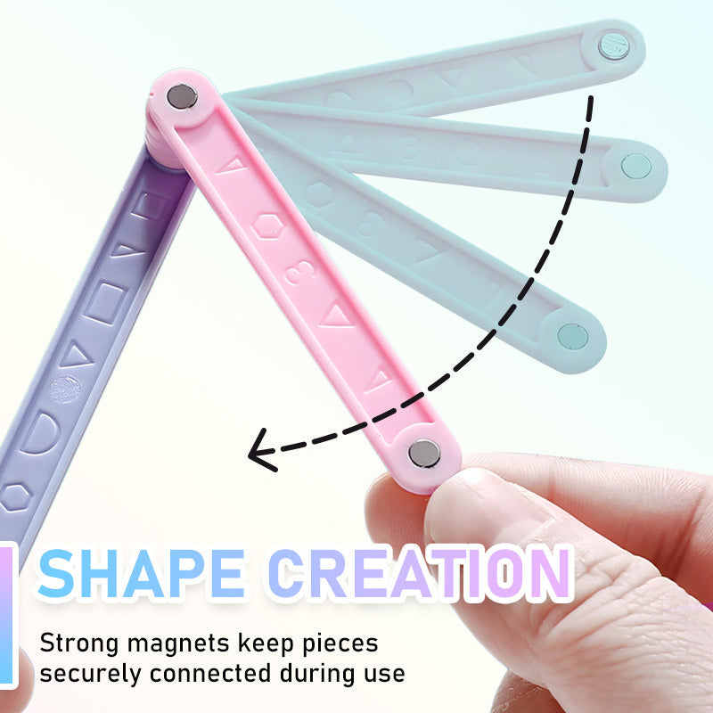 19-teiliges magnetisches Geometrieset