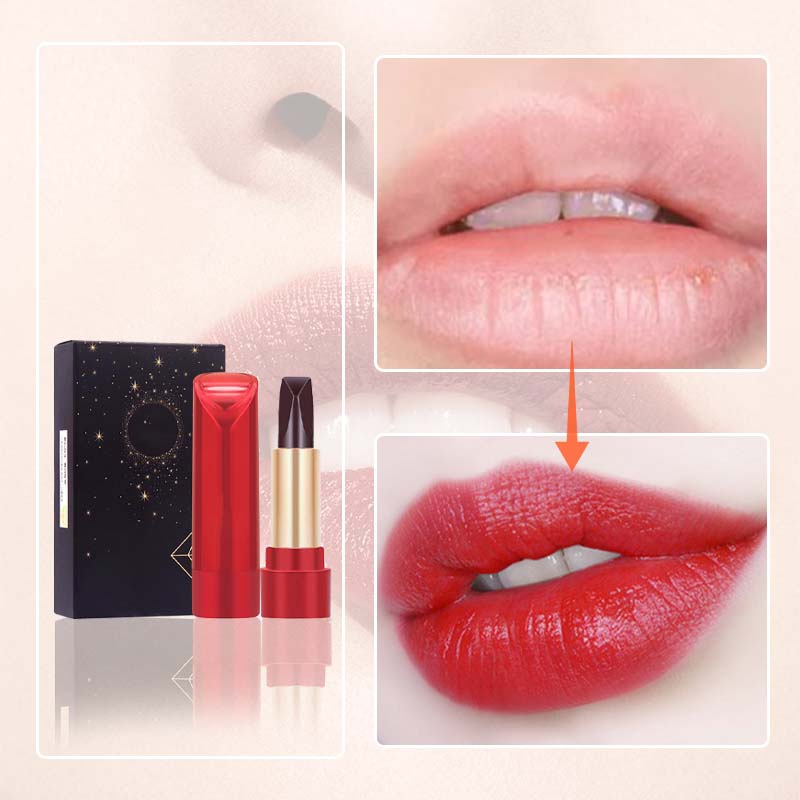 3-Farben-Feuchtigkeitsspendender, wasserfester, langanhaltender Lippenstift
