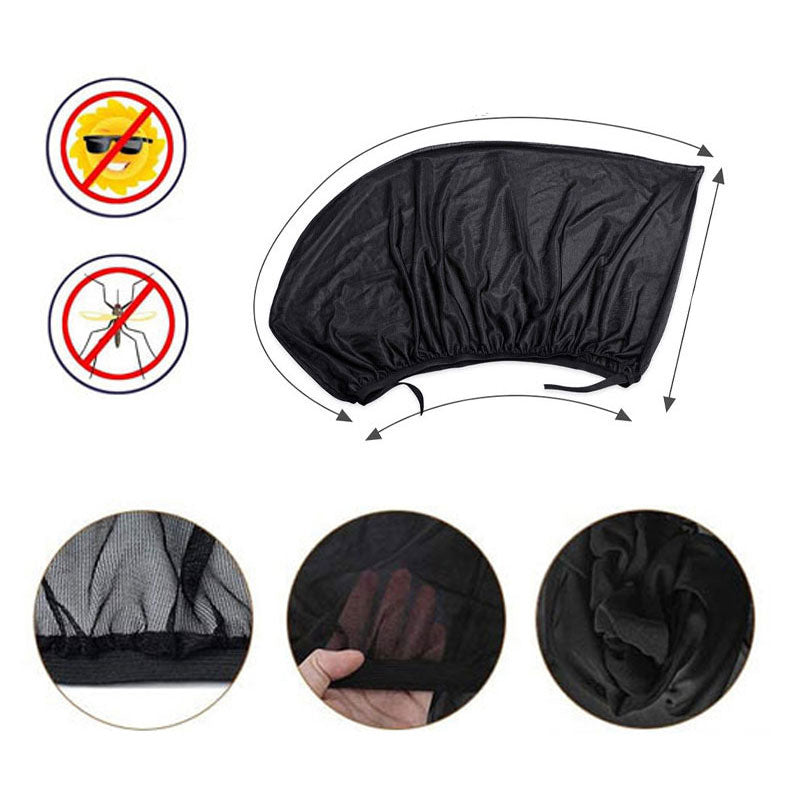 2PCS Atmungsaktive Mesh Auto Fenster Schatten