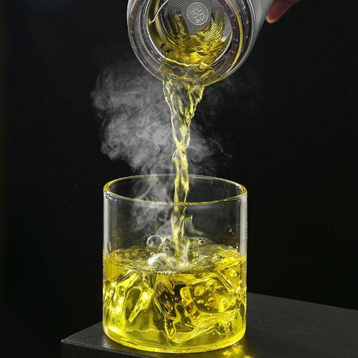 Schönes Geschenk * Edelstahl-Thermobecher, Tee-Wasser-Trennung