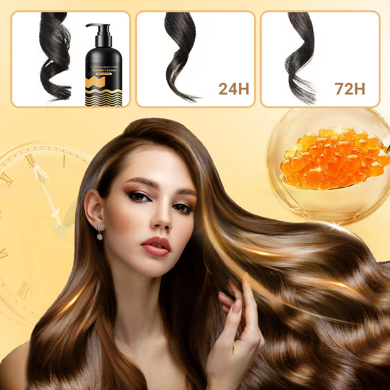 đŻ Der Retter fĂŒr lockiges Haar đ„Caviar Moisturizing & Styling Elastin Cream fĂŒr lockiges Haar