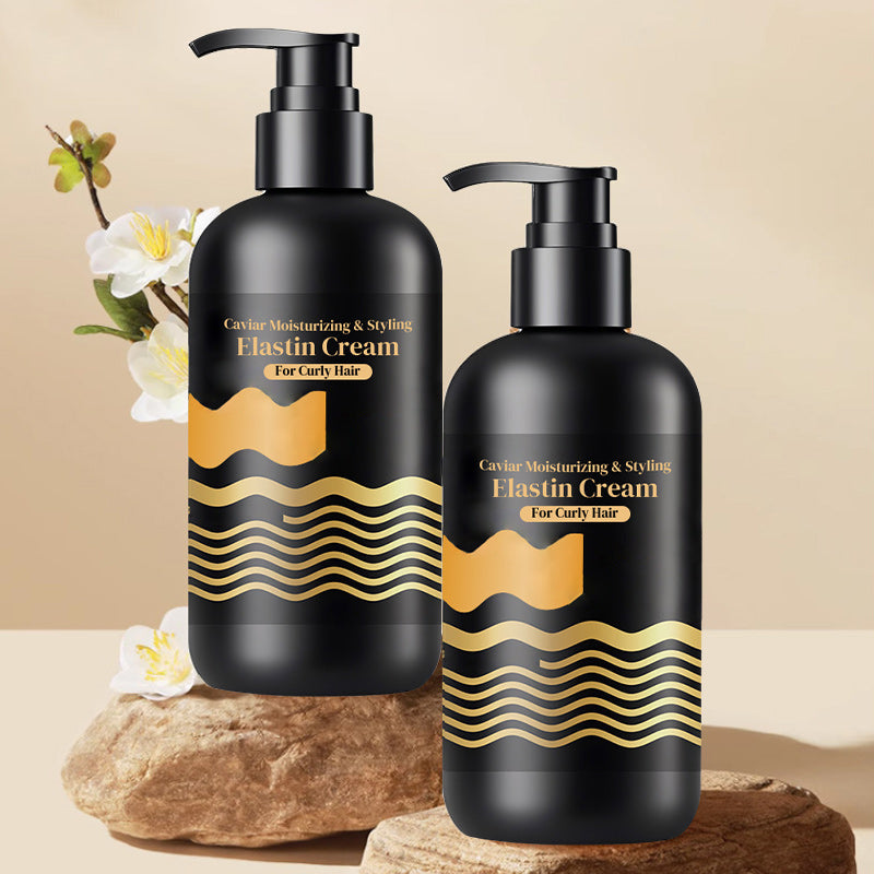 đŻ Der Retter fĂŒr lockiges Haar đ„Caviar Moisturizing & Styling Elastin Cream fĂŒr lockiges Haar