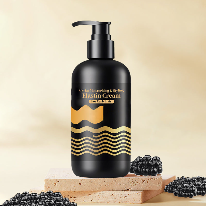 đŻ Der Retter fĂŒr lockiges Haar đ„Caviar Moisturizing & Styling Elastin Cream fĂŒr lockiges Haar