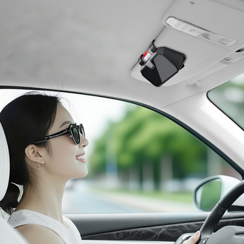 Aufbewahrungsbox für Sonnenbrillen im Auto